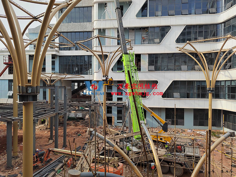 膜结构工程吊装