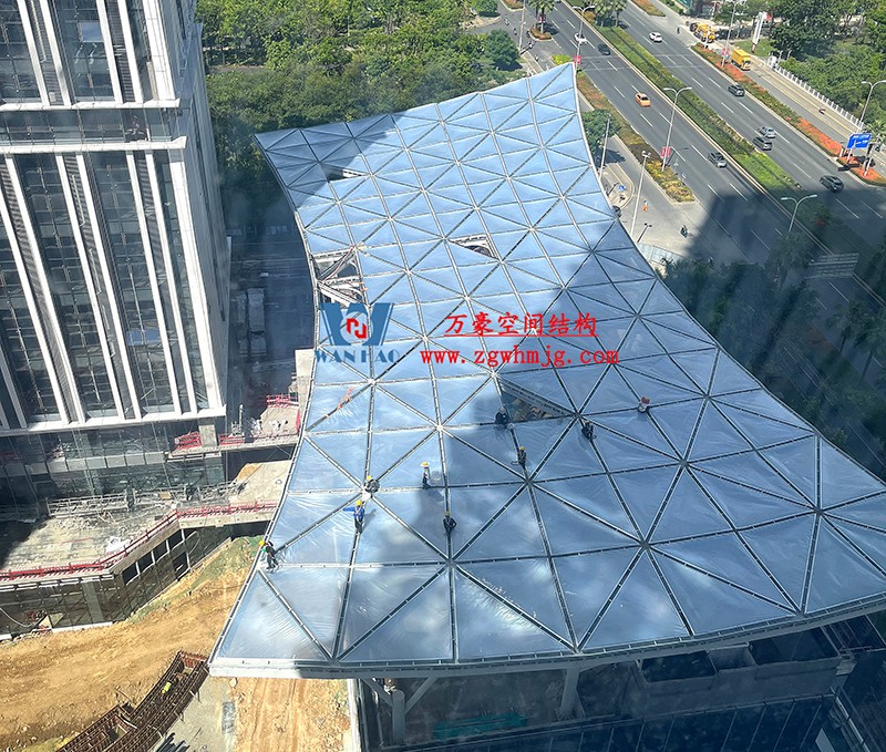 纵使烈日炎炎,脚步从未止歇!海南这个ETFE气枕膜项目施工进度有最新消息 纵使烈日炎炎,脚步从未止歇!海南这个ETFE气枕膜项目施工进度有最新消息