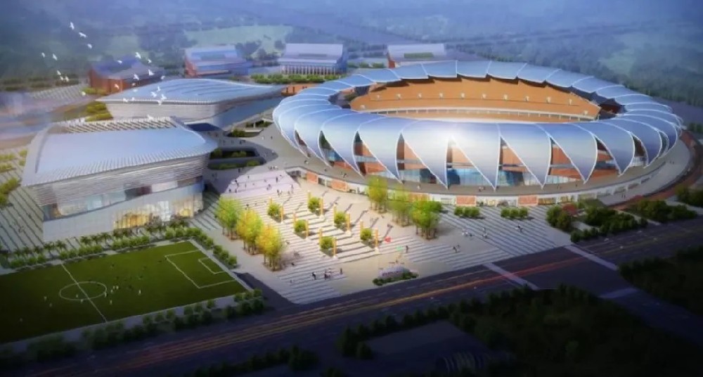 瑞丽国际文体中心紧锣密鼓施工中，“盛世之花”即将绽放