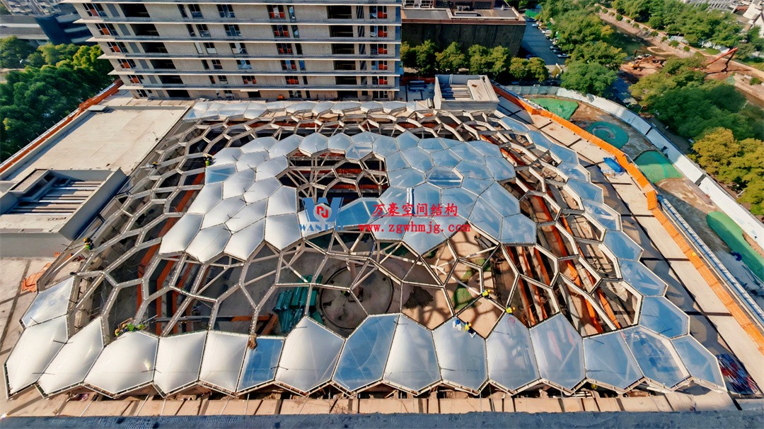 浙江萬豪空间结构集团有限公司安吉云安里项目膜结构工程进展报告