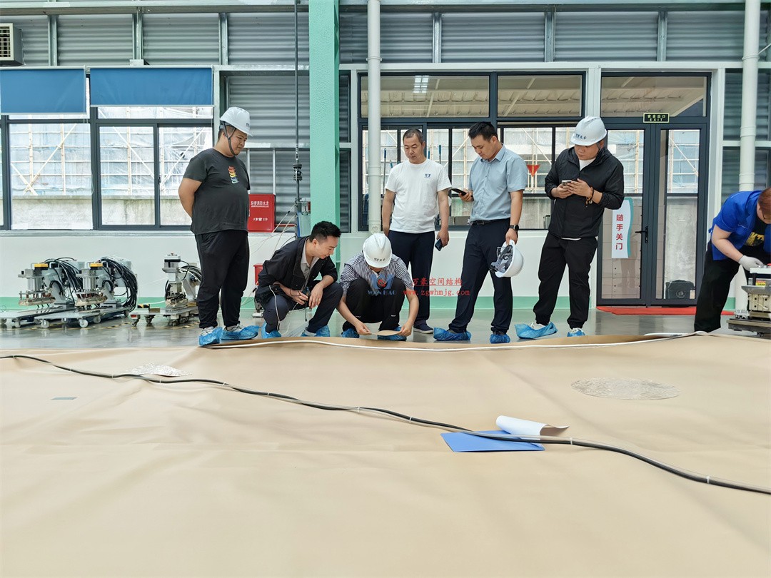 科技赋能品质工程 | 萬豪集团携手浙大团队圆满完成无锡奥体中心膜结构排水试验验收 科技赋能品质工程 | 萬豪集团携手浙大团队圆满完成无锡奥体中心膜结构排水试验验收