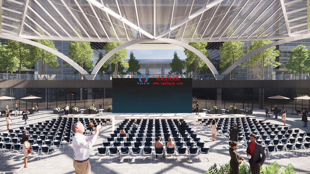 ETFE气枕膜与双曲面空间网壳结构结合是什么样？一起来一睹真容