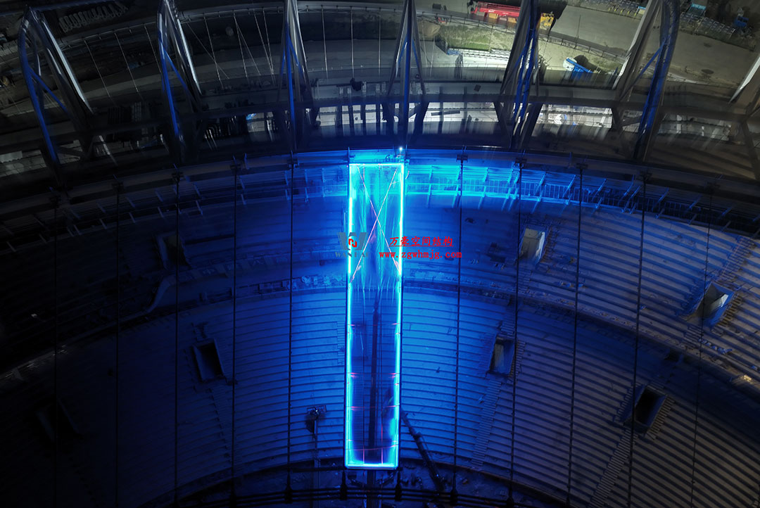 无锡奥体中心体育场ETFE膜首吊成功，太湖畔将闪耀“生态之光”