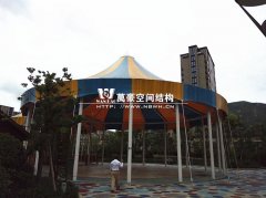 舟山儿童乐园膜结构工程完工