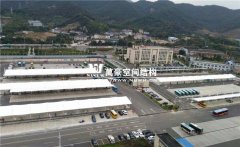 奉化公交西站膜结构雨棚工程完工