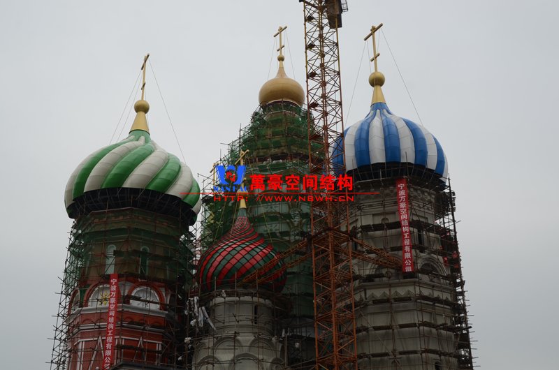 横店俄罗斯馆张拉膜结构