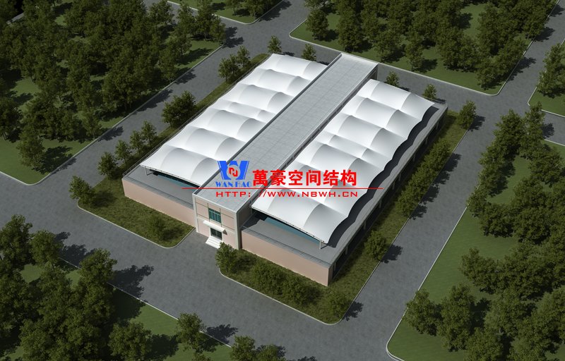 慈溪水厂张拉膜结构