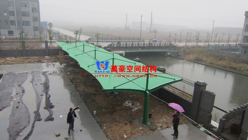 T字型膜结构车棚