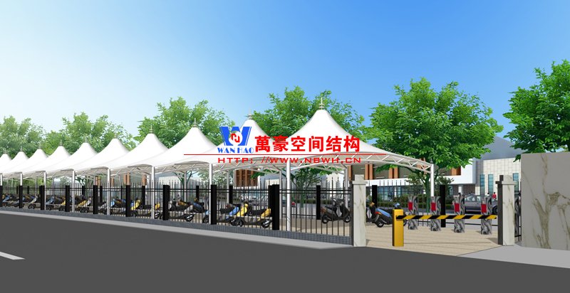 膜结构车棚