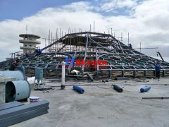 茶卡盐湖景区膜结构项目——不惧艰难，勇往直前