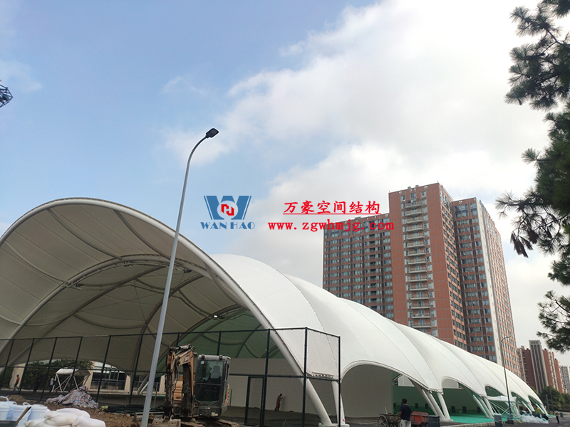 篮球场膜结构