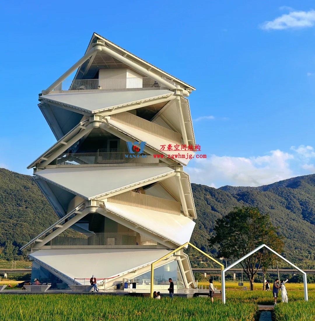 创意与艺术美感兼具的钢膜结构建筑 创意与艺术美感兼具的钢膜结构建筑