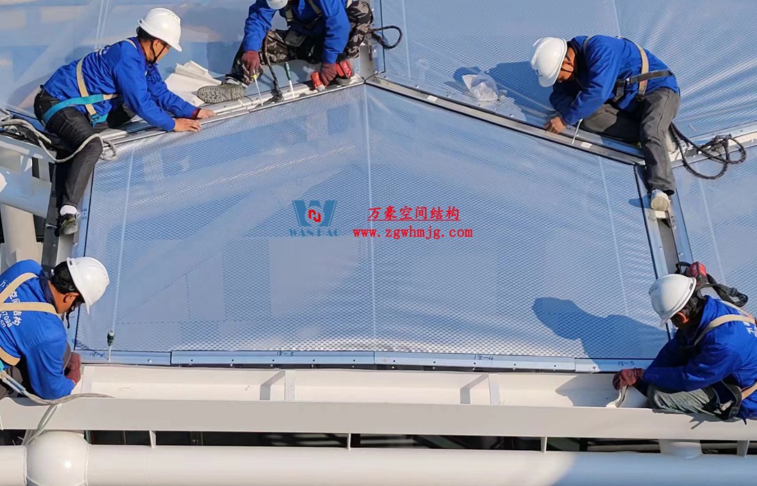 已完工,这个ETFE气枕商业天幕闪亮登场! 已完工,这个ETFE气枕商业天幕闪亮登场!