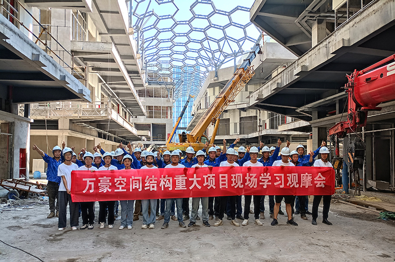 嘉兴长安里ETFE气枕钢膜结构顶棚工程现场学习观摩会 嘉兴长安里ETFE气枕钢膜结构顶棚工程现场学习观摩会