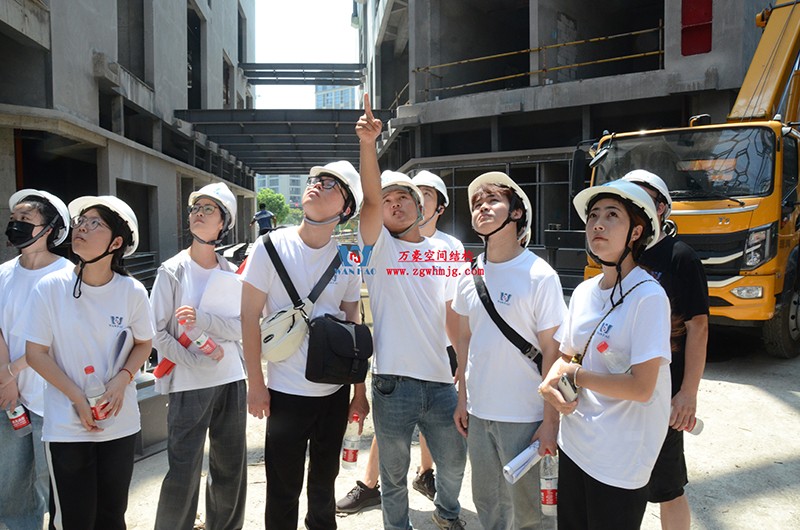 嘉兴长安里ETFE气枕钢膜结构顶棚工程现场学习观摩会 嘉兴长安里ETFE气枕钢膜结构顶棚工程现场学习观摩会