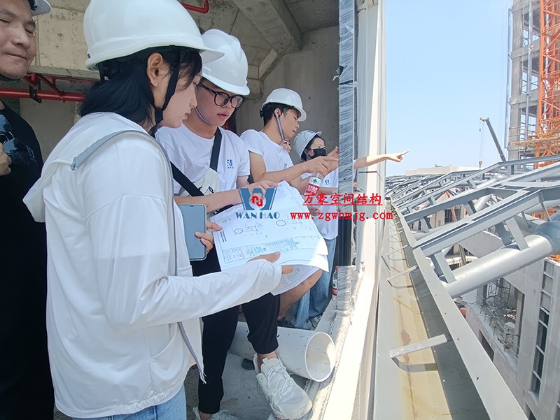 嘉兴长安里ETFE气枕钢膜结构顶棚工程现场学习观摩会 嘉兴长安里ETFE气枕钢膜结构顶棚工程现场学习观摩会