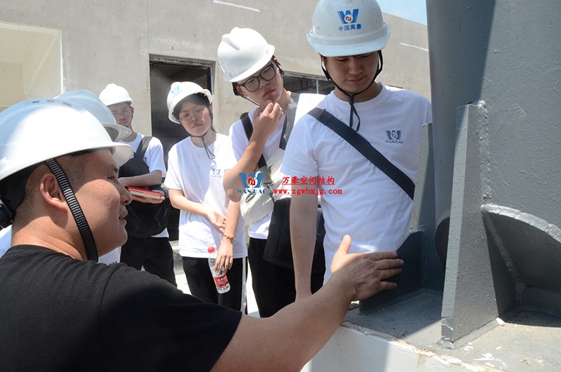 嘉兴长安里ETFE气枕钢膜结构顶棚工程现场学习观摩会 嘉兴长安里ETFE气枕钢膜结构顶棚工程现场学习观摩会
