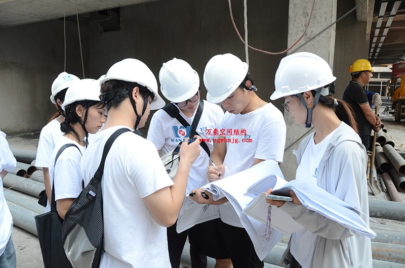 嘉兴长安里ETFE气枕钢膜结构顶棚工程现场学习观摩会 嘉兴长安里ETFE气枕钢膜结构顶棚工程现场学习观摩会