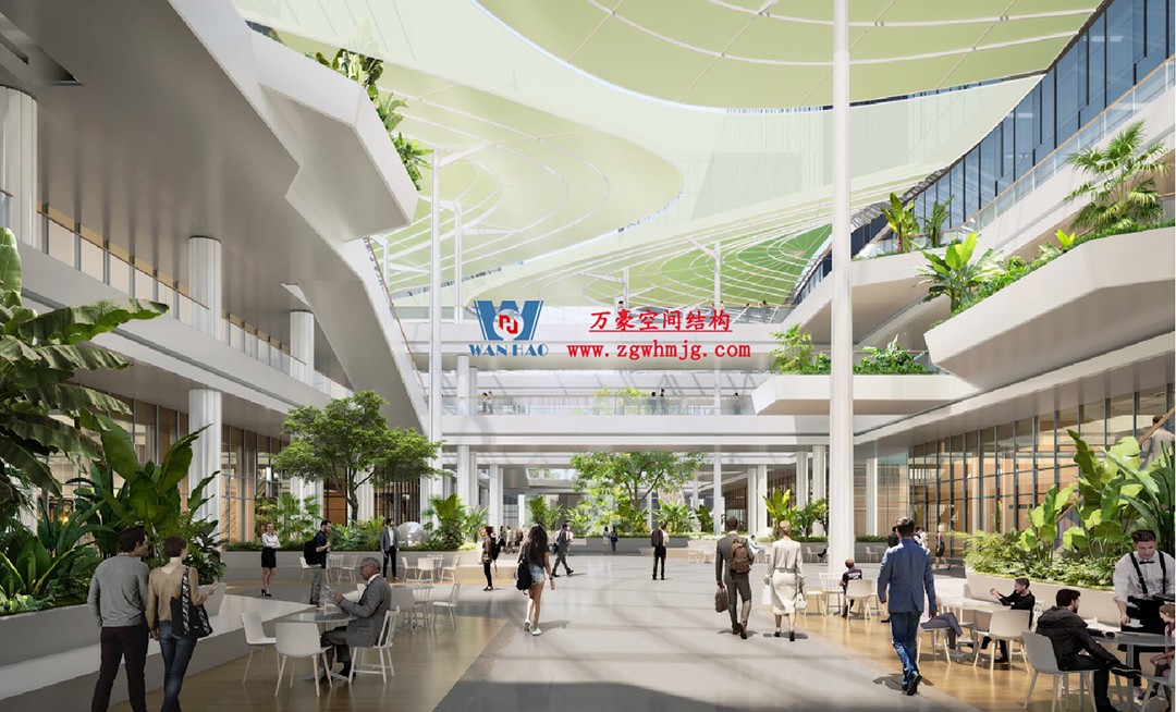 恭喜|杭州博多森谷ETFE气枕连廊天幕顺利完工 恭喜|杭州博多森谷ETFE气枕连廊天幕顺利完工